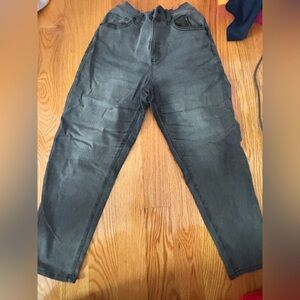 Sonoma Women’s Dark Gray Mom Jeans